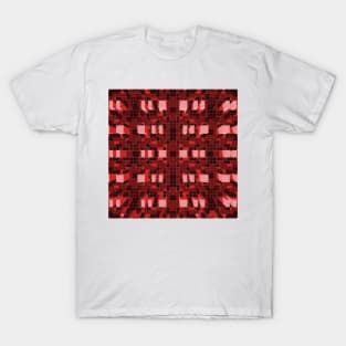 Automatta 3D Red pattern design T-Shirt